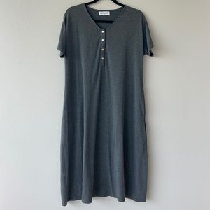 Nesting Olive Modern House Dress Nursing Gown